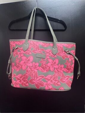 Lex Breezy Pink Floral Shoulder Tote